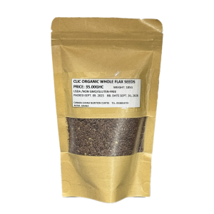 Clic Organic Whole Flaxseeds 185g
