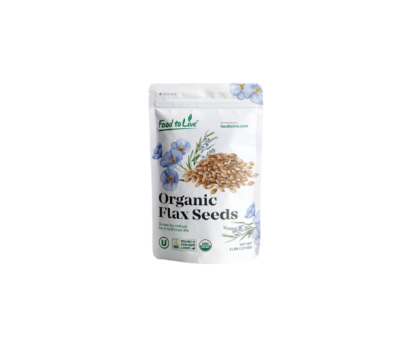Clic Organic Whole Flaxseeds 185g