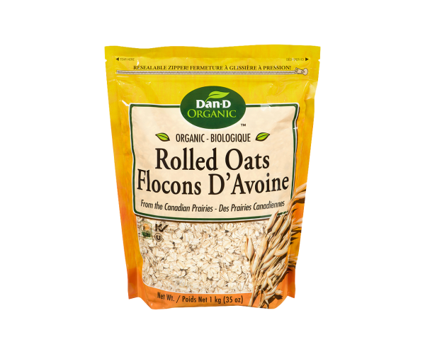 Dan-D Pack Organic Rolled Oats 1kg