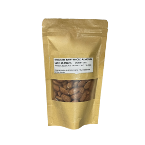 Kirkland Whole Raw Almonds 185g