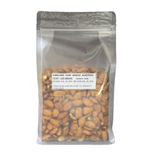 Kirkland Whole Raw Almonds 500g