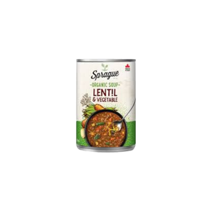 Sprague Organic Lentil Soup 398ml