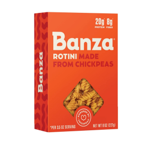 Banza Rotini Made From Chickpeas 227g