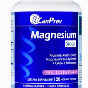 CanPrev Magnesium Sleep with Bis-Glycinate Chelated, GABA & Melatonin 120 Veg.Caps